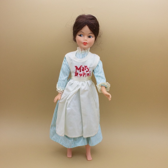 Vintage 1960s Mary Poppins Doll by Horsman 12" - Picture 3 of 12